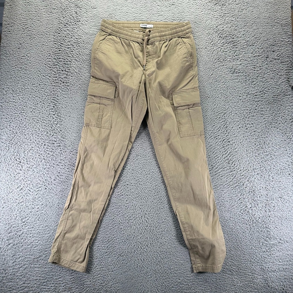Sonoma Goods For Life Pant Mens S Beige Cotton Cargo Tapered‎ Workwear Stretch